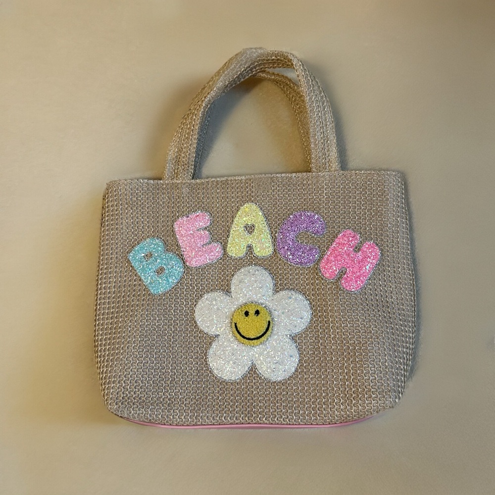 Kids Flower Beach Tote